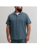 Jack and Jones Hemd Global Waffle Resort Shirt in Blau