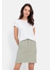 Camel Active Leichter Jeans Rock aus Baumwollmix in Eukalyptus