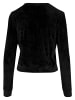 Urban Classics Urban Classics Damen Ladies Short Velvet Crew in black