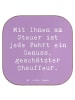 Mr. & Mrs. Panda Bierdeckel Spruch Chauffeur Genussfahrt mit Spruch in Lavendeltraum