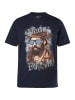 Men Plus Kurzarm T-Shirt in navy blau