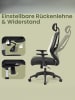 SONGMICS Bürostuhl Kime in Schwarz - (B)69 x (H)133 x (T)67.5 cm