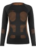 normani 2 x Thermooberteil Langarm Shirt Skiunterwäsche für Damen in Orange