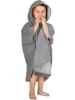 normani Kinder Badeponcho weich (55 cm x 70 cm) in Grau