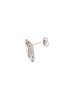 faina Women Stud Earrings in Silver  Pink Navy