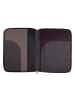 DuDu Schreibmappe Leder 33 cm in anthracite mosaic