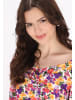 myMo Women Top in violet multicolor