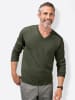 WITT WEIDEN V-Pullover in khaki