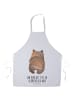 Mr. & Mrs. Panda Kochschürze Bär Verlust mit Spruch in Weiß