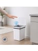 relaxdays Mülleimer mit Sensor in Weiß - 9 Liter