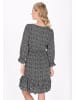 Usha Women Dress in black white