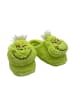 ONOMATO! Grinch Hausschuhe 3D Plüsch Pantoffeln mit fester Sohle in Grün