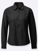 WITT WEIDEN Biesen-Bluse in schwarz