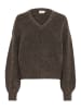 Kaffe Strickpullover KAtrina Loose fit in Major Brown Melange
