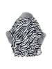 osha Damen Poncho in Grau Schwarz