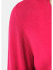 GOLDNER Kurzgröße:  Kaschmir-Strickjacke mit V-Ausschnitt in pink