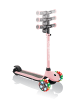 GLOBBER Kinder E-Scooter ONE K E-MOTION 4 PLUS in pastellrosa, mit Leuchtrollen