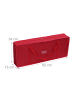 relaxdays Geschenkpapier Aufbewahrung in Rot - (B)82 x (H)34 x (T)13 cm