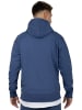 Reichstadt Herren Regular Fit Hoodie Marken-Stick in Dark Blue
