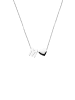 PURELEI Kette Letter Heart Silber