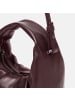 Les Visionnaires Greta Mini Essential Handtasche Leder 23 cm in aubergine