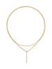 Elli Halskette 925 Sterling Silber Figaro in Gold