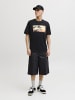 Jack & Jones T-Shirt JJIndiana in schwarz