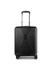 Redolz Essentials 14 4 Rollen Kabinentrolley 55 cm mit Dehnfalte in black metallic
