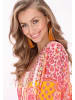 IZIA Women Blouse in orange multicolor