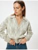 KOTON Sweater in Beige Gemustert