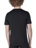 Skiny T-Shirt 2er Pack in Schwarz