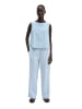 Marc O'Polo Blusen-Top relaxed cropped in Light Blue