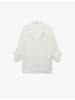 KOTON BLUSE LS in Grauweiß