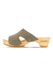 Woody Sandale in schwarz