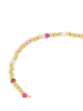 Amor Armband Edelstahl, IP silber+gold in Rosa