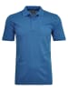 Ragman Softknit-Polo mit Brusttasche, kurzarm in Blau