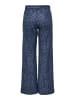 ONLY Hose mit weitem Beinschnitt in Dark Blue Denim