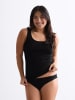 Erlich Textil  Light Touch Tanktop aus weichem Lyocell, seidig fein elastisch in schwarz