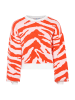 myMo Women Sweater in Wollweiss Orange