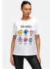 Re:Covered T-Shirt Mr Men Little Miss The Girls Slub   in White