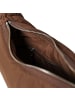 SANDQVIST Curve Half Moon Bag S - Umhängetasche 26 cm (black) in dark taupe