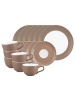 Seltmann Weiden 18er Set Kaffeeservice Liberty Pure Colors in Cocoa Brown