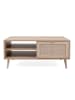 CALICOSY Niedriger Tisch BALI in Helles - (W) 100  x (H) 46  x (L) 60  cm