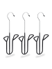 relaxdays 3er-Set: Schuhbügel in Schwarz