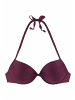 LASCANA Push-Up-Bikini-Top in bordeaux