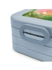 Mr. & Mrs. Panda Lunch Box Faultiere Herz Design ohne Spruch in Blau Pastell