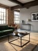 KADIMA DESIGN Couchtisch 60x60x40 cm Metall Wohnzimmertisch Industrial ,