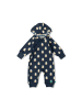 Little Green Radicals Bio-Kapuzen-Strampler in Marineblau