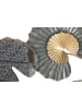 Mauro Ferretti 3D-Dekorplatte aus mehrfarbigem Metall, 105 x 4 x 56 cm