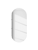 home24 Spiegelschrank LINDHOLM oval in Grau